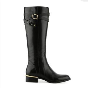 Franco Sarto Celeste Black Riding Boots